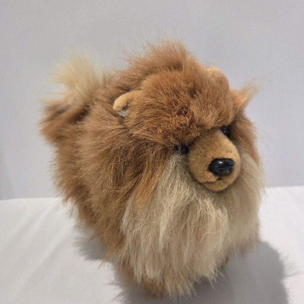Pomeranian Plush Dog Stuffed Animal By Aurora World Adorable Soft Toy Play 10"